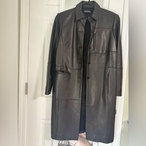 Butter Soft Leather Trench Coat